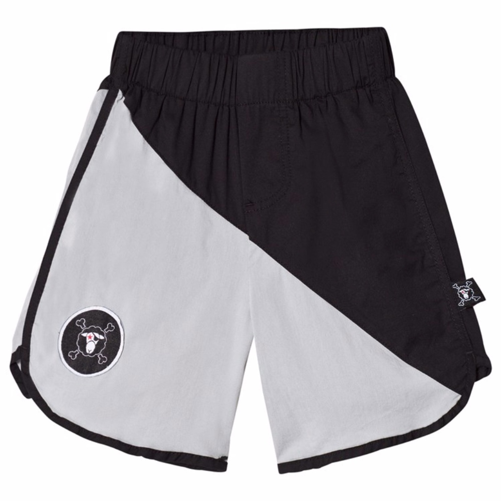 Boys' NUNUNU Black/ Light Grey Surf Shorts Sz 10